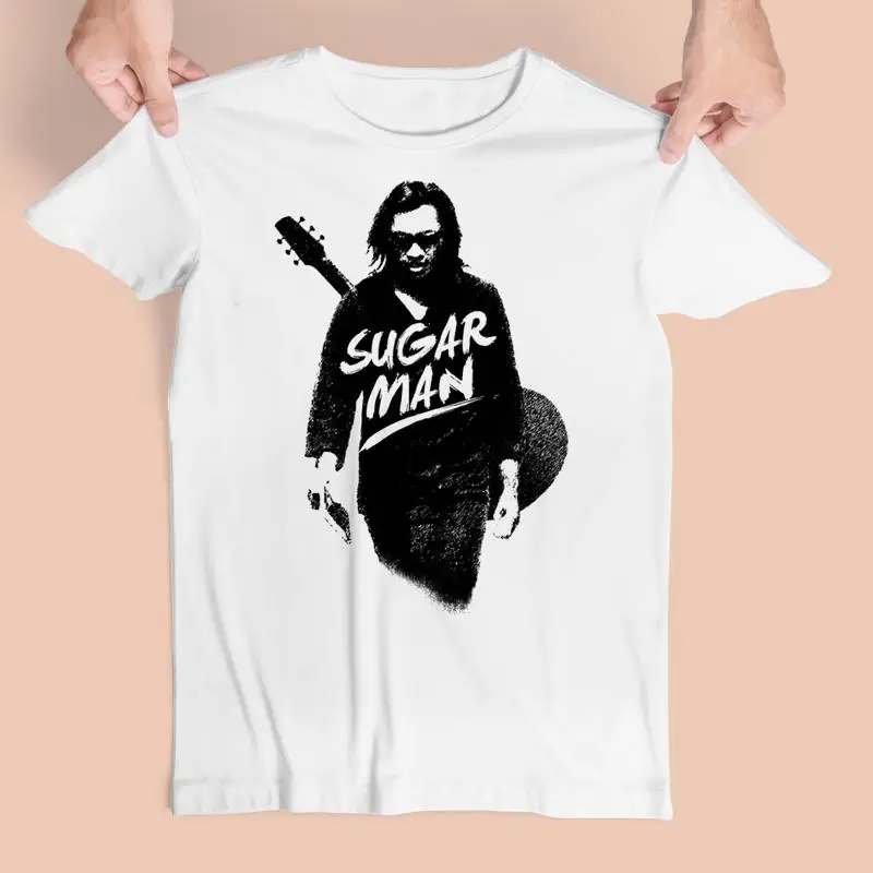 

New Sixto Rodriguez Sugar Man Heavy Cotton White Full Size T Shirt