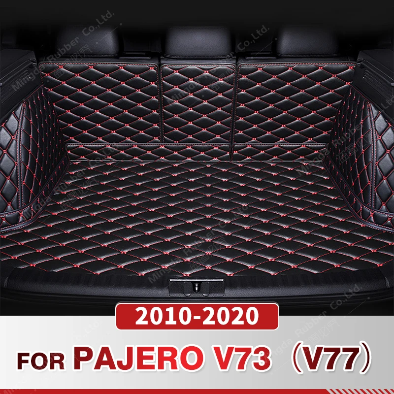 

Full Coverage Trunk Mat For Mitsubishi Pajero V93(V77) 7-SEAT 2010-2020 19 18 17 16 Car Cover Pad Interior Protector Accessories