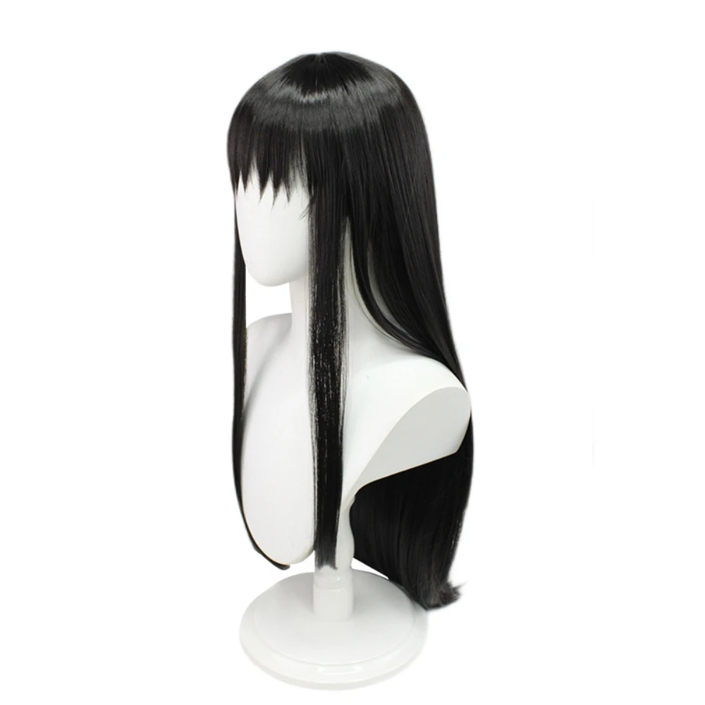 Anime Puella Magi Madoka Magica Cosplay Wig Akemi Homura Cosplay Black Wig Halloween