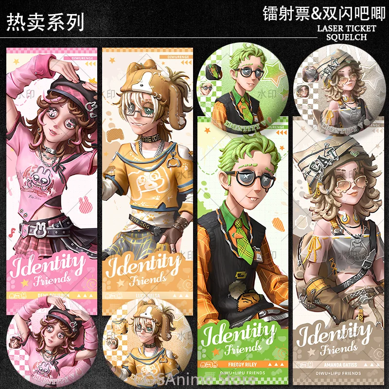 

Набор из 2 шт. значков-бутоньерок «Заключенный Фредди Райли Джокер» в стиле аниме, лазерные билеты, значки для косплея, для сумок Itabag, одежды, коллекционные подарки для фанатов