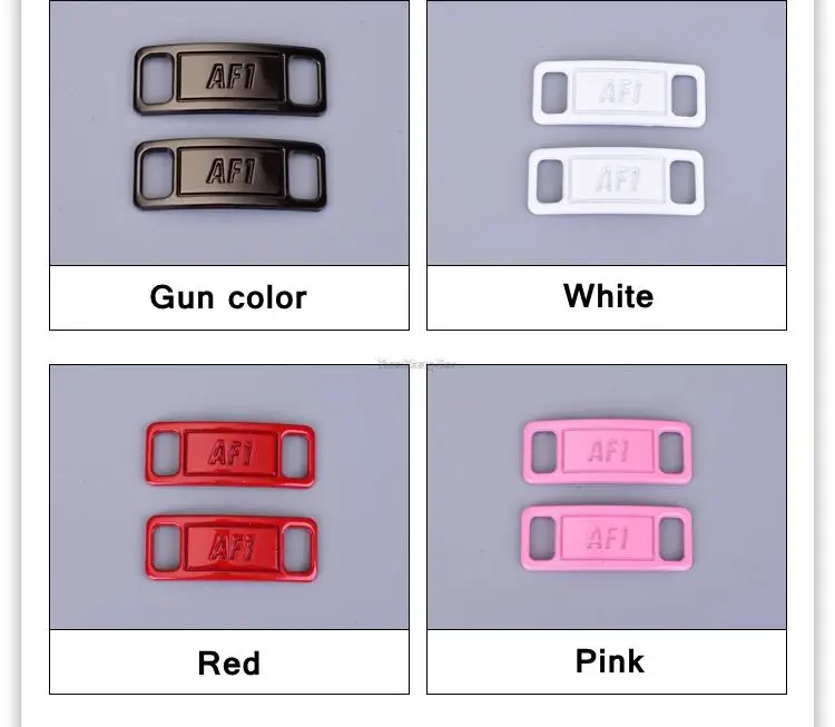 8PCS AF1 Diamant Schuh Charms Mode Schnürsenkel Schnalle Qualität Metall Schnürsenkel Dekorationen Chapa Air Force Schuhe Zubehör eins – Detail 14