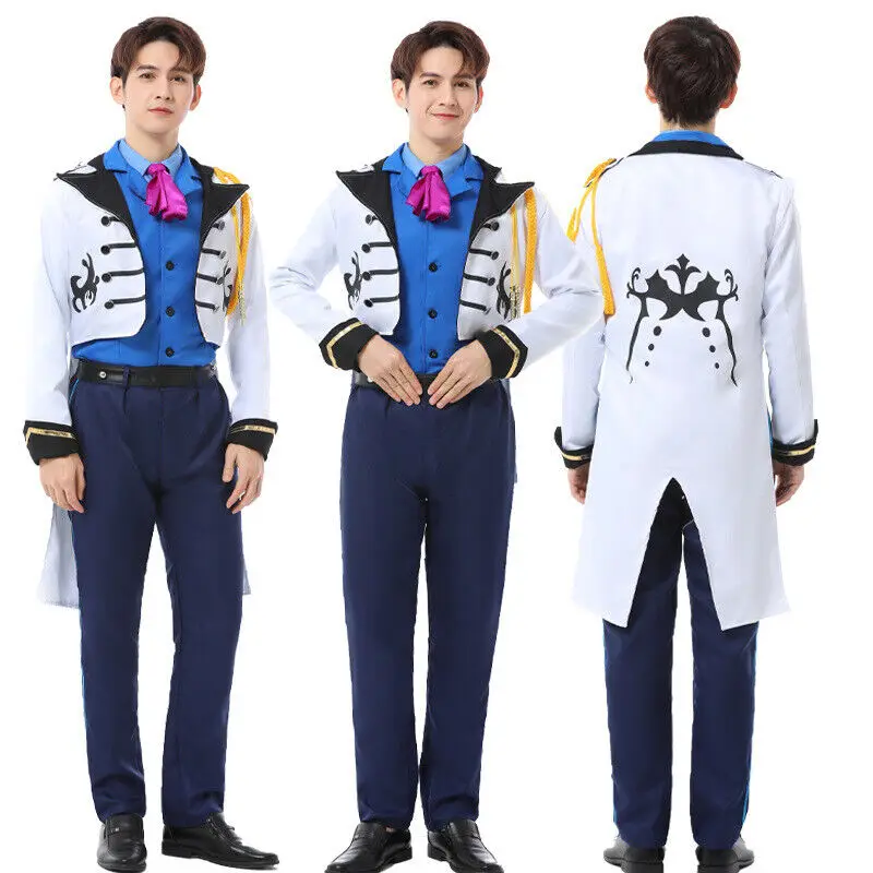 

Fulujiacos Prince Hans Cosplay Costume Halloween Outfit Full Set