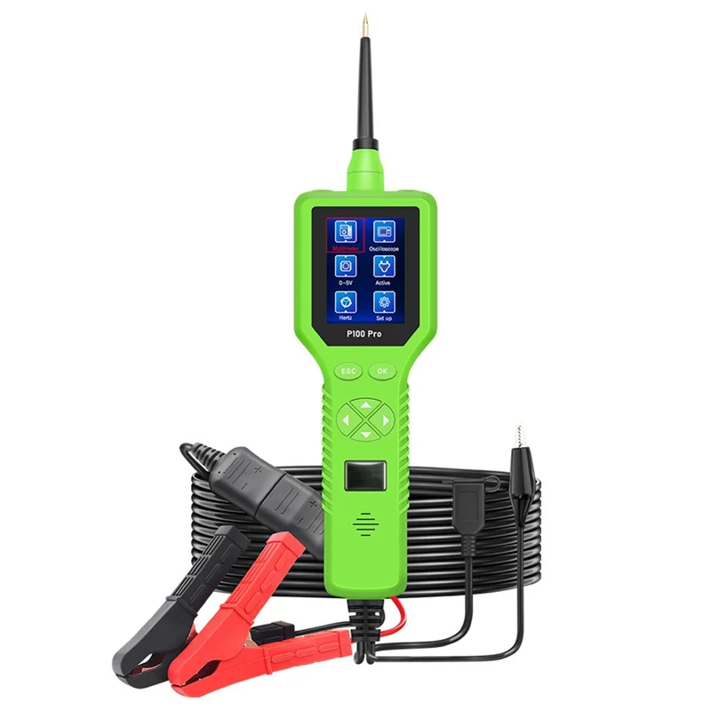 

OBD2 Obd автомобильный диагностический ремонтный инструмент P100 Pro Power Scan 12 В/24 В тестер электрической цепи аккумулятора для легковых грузовиков