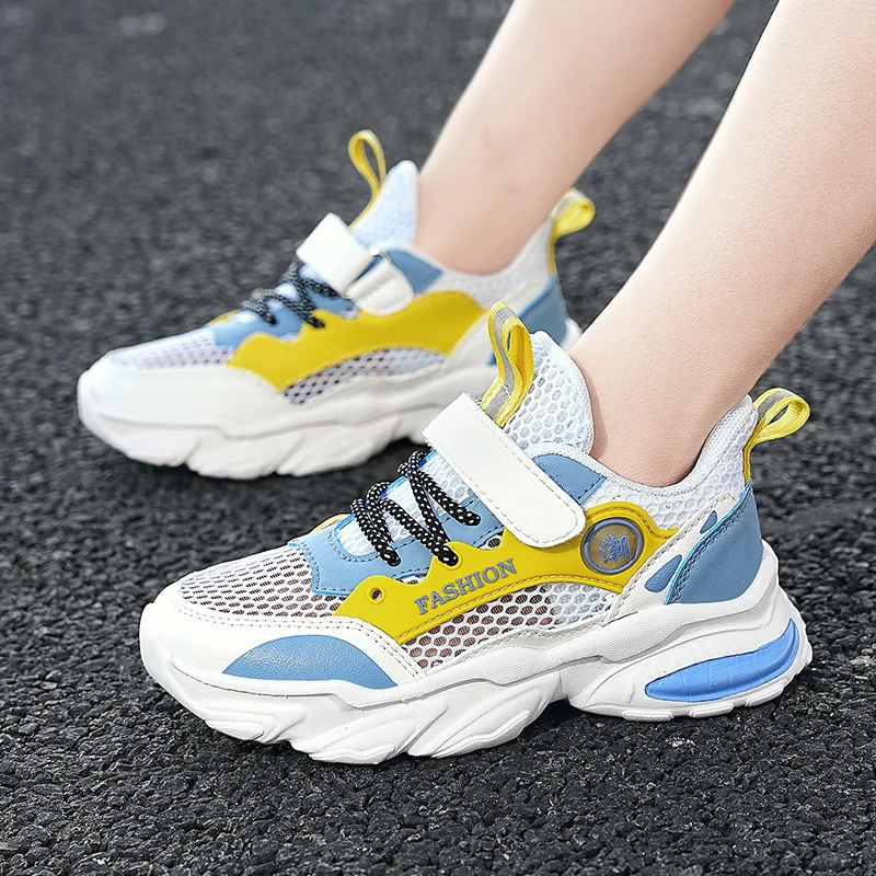 

Children's Shoes Mesh Breathable Sneakers for Boys Lightweight Kids Shoes Soft Bottom Running Shoe Tenis Infantil size 28-40
