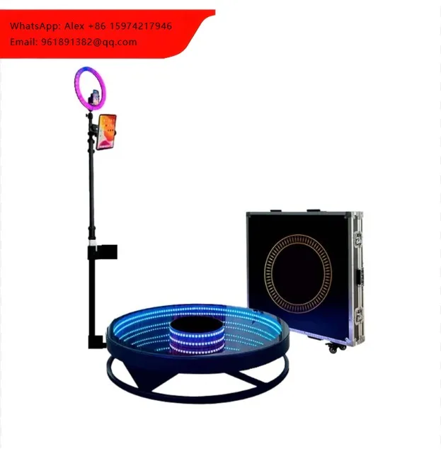 

Operation 360 Photo Booth Overhead LED Fill Light Aluminum Alloy Case USB Wi-Fi Compatible Smartphones Camera IPad USA Warehouse
