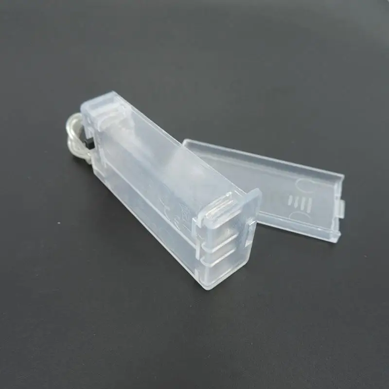 1pcs 2/3 AA Battery Holder Box Case with Switch 2AA 3AA 3V 4.5V Battery Holder Box Case with Lead Transparent Box J17