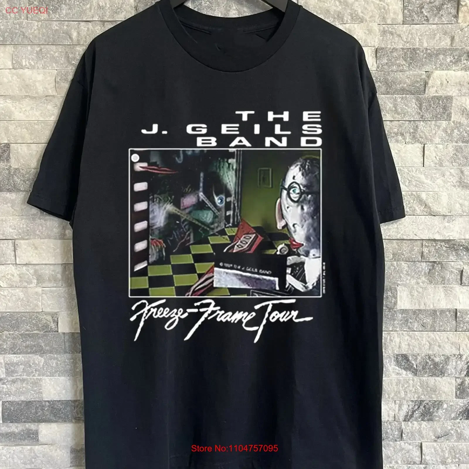 1981 J Geils Band Freeze Frame Concert Tour T Shirt Size S 5XL vintage Washed Unisex Stylish Casual Versatile homme fashion