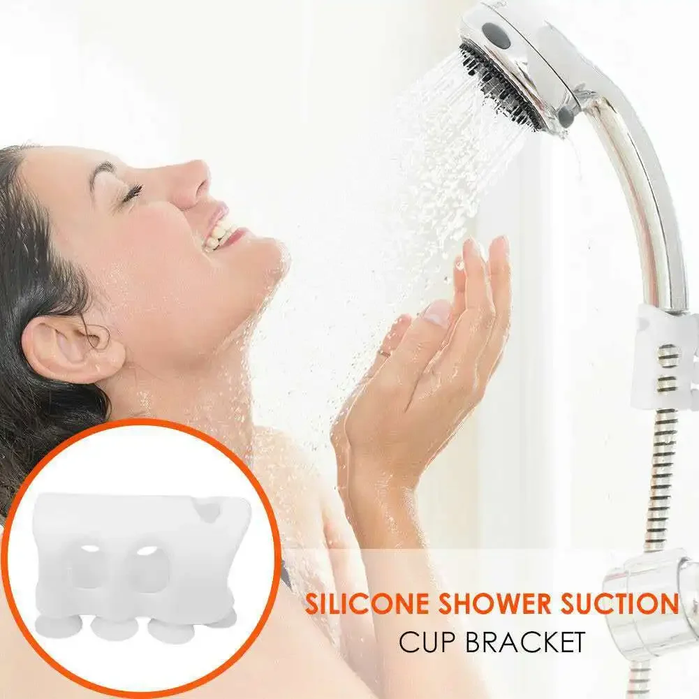 Suction Cup Fixed Base Frame Bracket, Shower Head Holder, Wall Mount, Silicone Bracket Stand, Vacuum  Cup, Durable