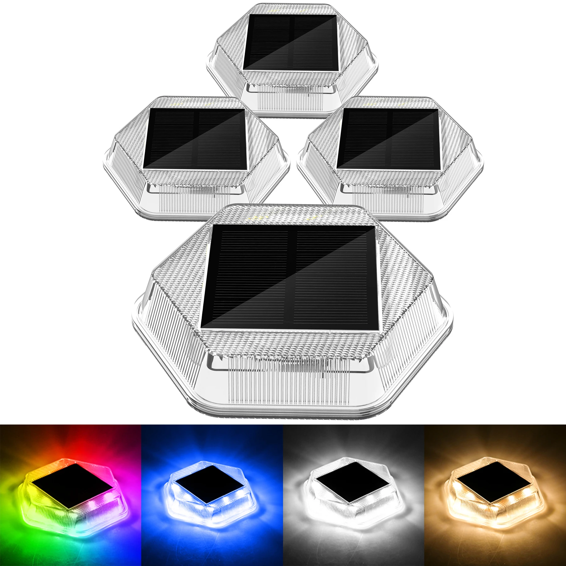 1Pc 7Colors 12LED S… - image