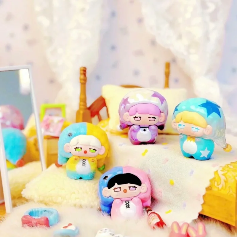 

Новая клубничная горчица Mikka, пижамная вечеринка, серия, слепая коробка, мини-игрушка, милое украшение комнаты в виде фасоли, модный подарок, коллекционная фигурка