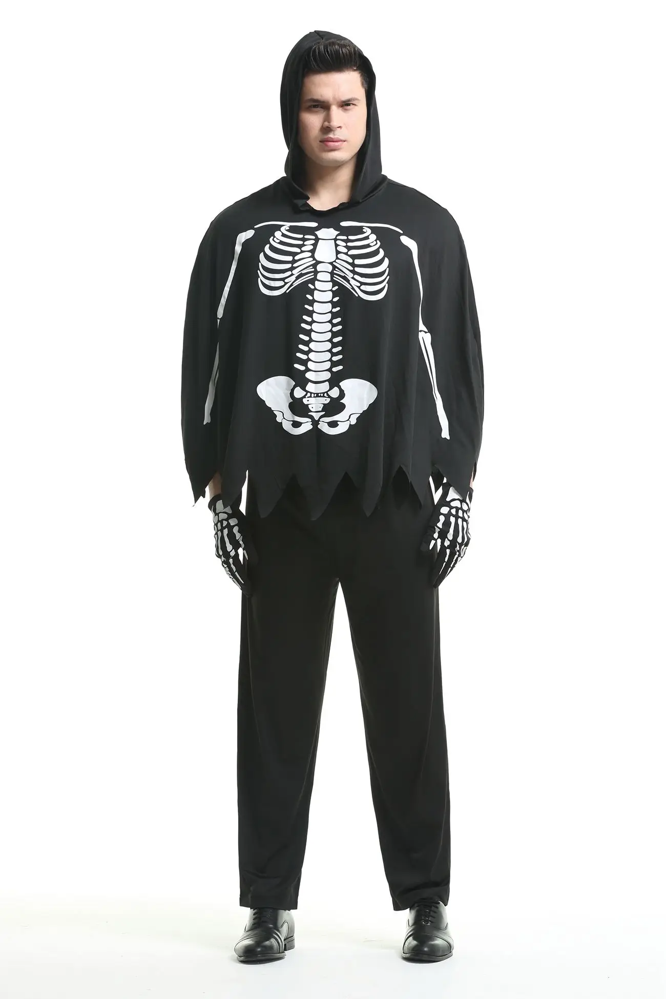 Halloween Stage Performance Scary Zombie Skeleton Vampire Couple Costume Mexican Day Of The Dead Skull Disguise Cosplay Dress