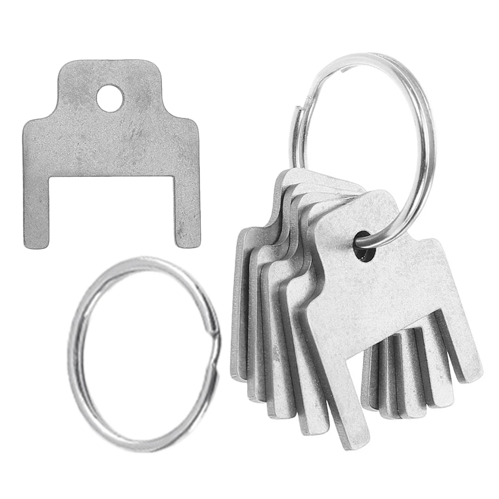 

6pcs Soap Dispenser Accessories Paper Towel Key Universal Replacement Stainless Steel Compact Easy Installation For