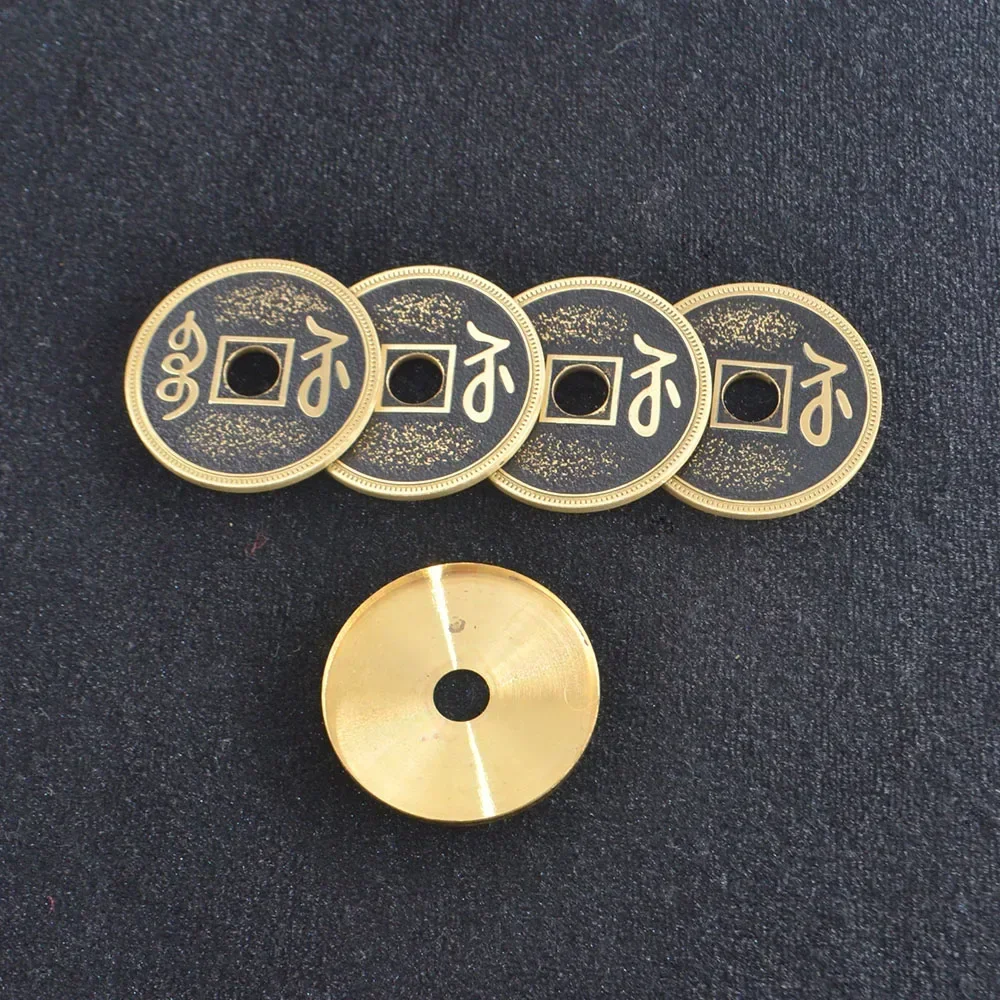 

Super Chinese Coin Set (Qianlong, Morgan Size) Magic Tricks Coin Appear Vanish Magia Close Up Illusions Gimmick Props Mentalism