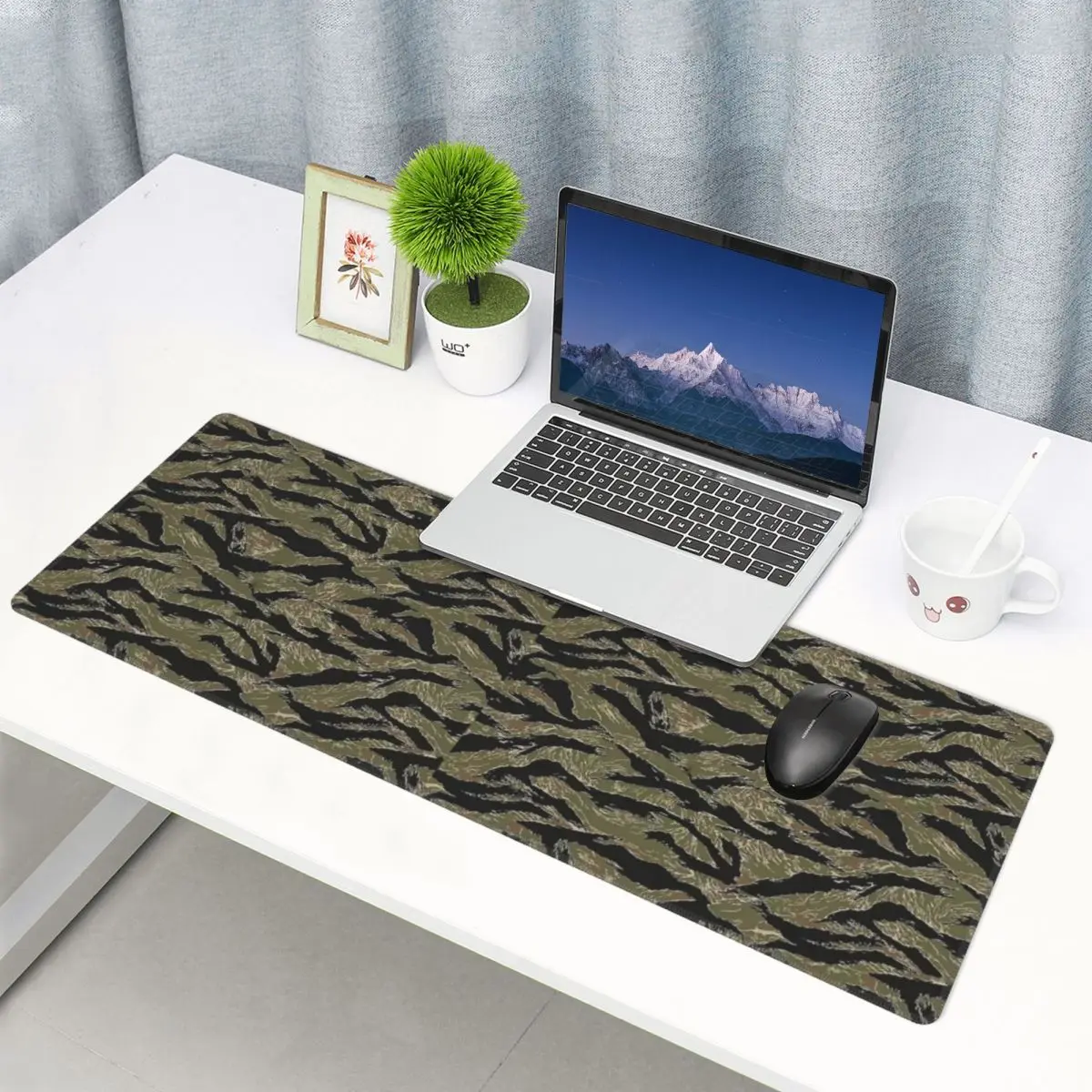 Large Mouse Pad US Army Camouflage Tiger Stripe Gamer PC Laptop Mats Keyboard Carpet Computer Gaming Office Accessories Desk Mat