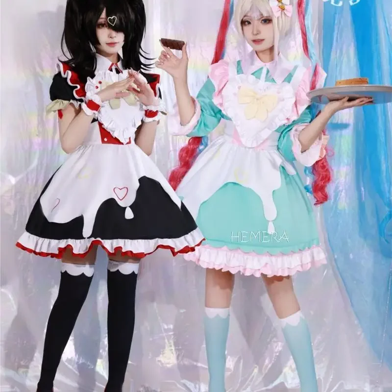 Jeu Needy Girl Overdose KAngel Cosplay Costume, Ame Chan Cosplay, Lolita Maid fur s, Party Costume, Anime