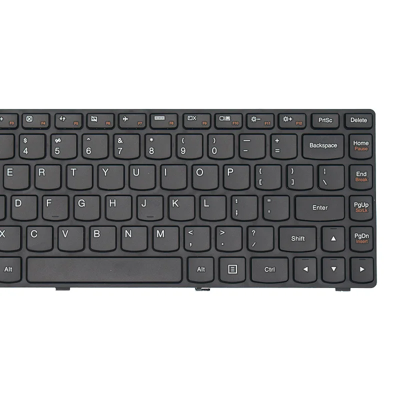 Teclado do portátil para lenovo ideapad g400 g405 g410 25212032 mp-12p73us-686, cor preta