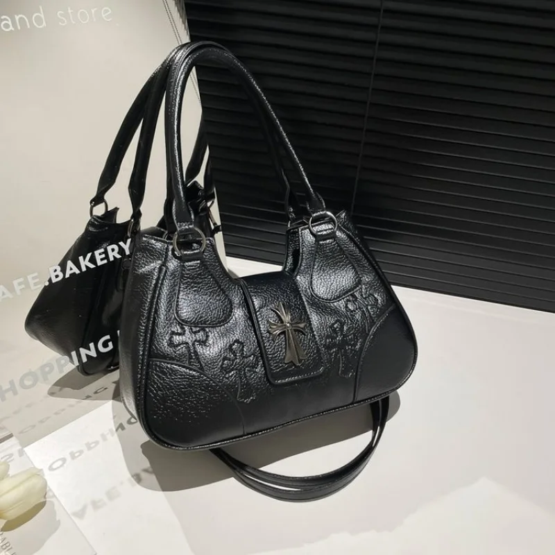 

Genuine Ladies Crossbody-Bag Leather Handbag Shoulder Messenger Bag Women's Tote by Famous Designer Luxury Brand Stylish Classic
