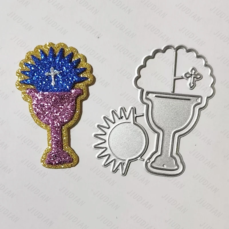 

Новый Кубок Трофей Крест Металлические Вырубные Штампы Формы Для Скрапбукинга Трафарет Высечки Изготовление Карток DIY Ремесло Тиснение Штампы Для