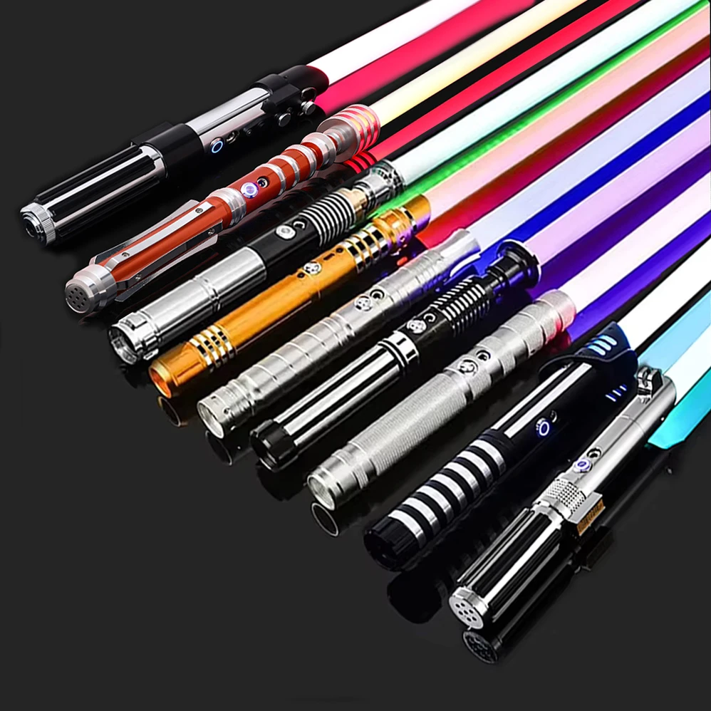RGB Metal Lightsaber Sword Toys Light Saber Espada Brinquedos Sabre De Luz Juguetes Kpop Lightstick Zabawki Oyuncak