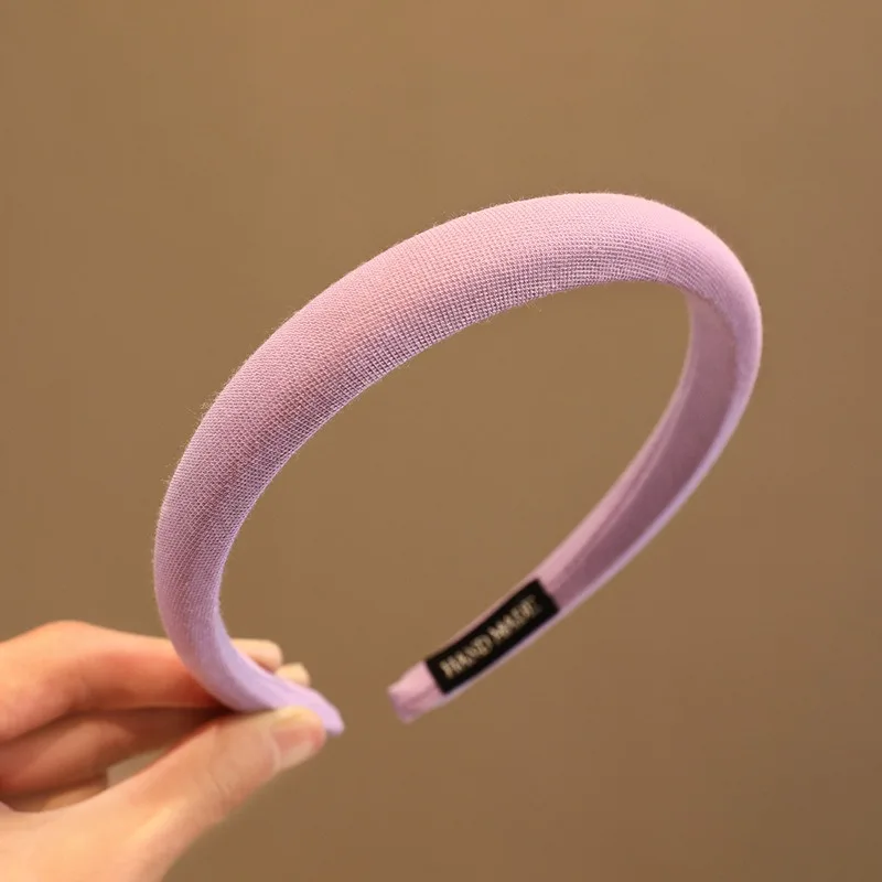 2026 Neue Klassische Einfache Stirnbänder für Kinder, Mädchen Elastische Modische Einfarbige Haarreifen, Kinder-Haaraccessoires – Detail 18