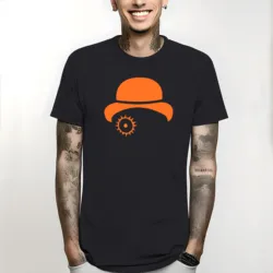T-Shirt Summer men Mechanical orange film cotton t shirt Short Sleeve funny printed Mens 2024 Fashion Style anime clothes manga