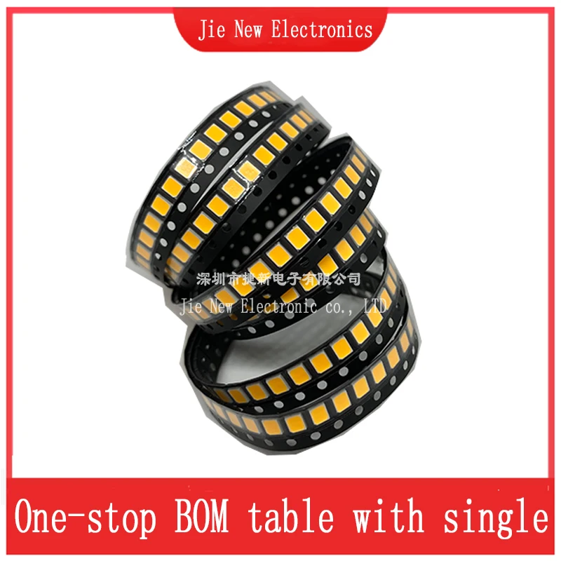 100pcs 2835 1W 0.5W 0.2W LED SMD 2800-3200K Warm White 3V 6V 9V 18V 150MA 100MA 60MA High Brightness