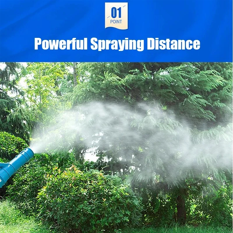 Electric Sprayer Blower Electric Sprayer Nozzle Fogging Blowers Air Blower Send Mist Dispenser Agricultural Garden Air Blower