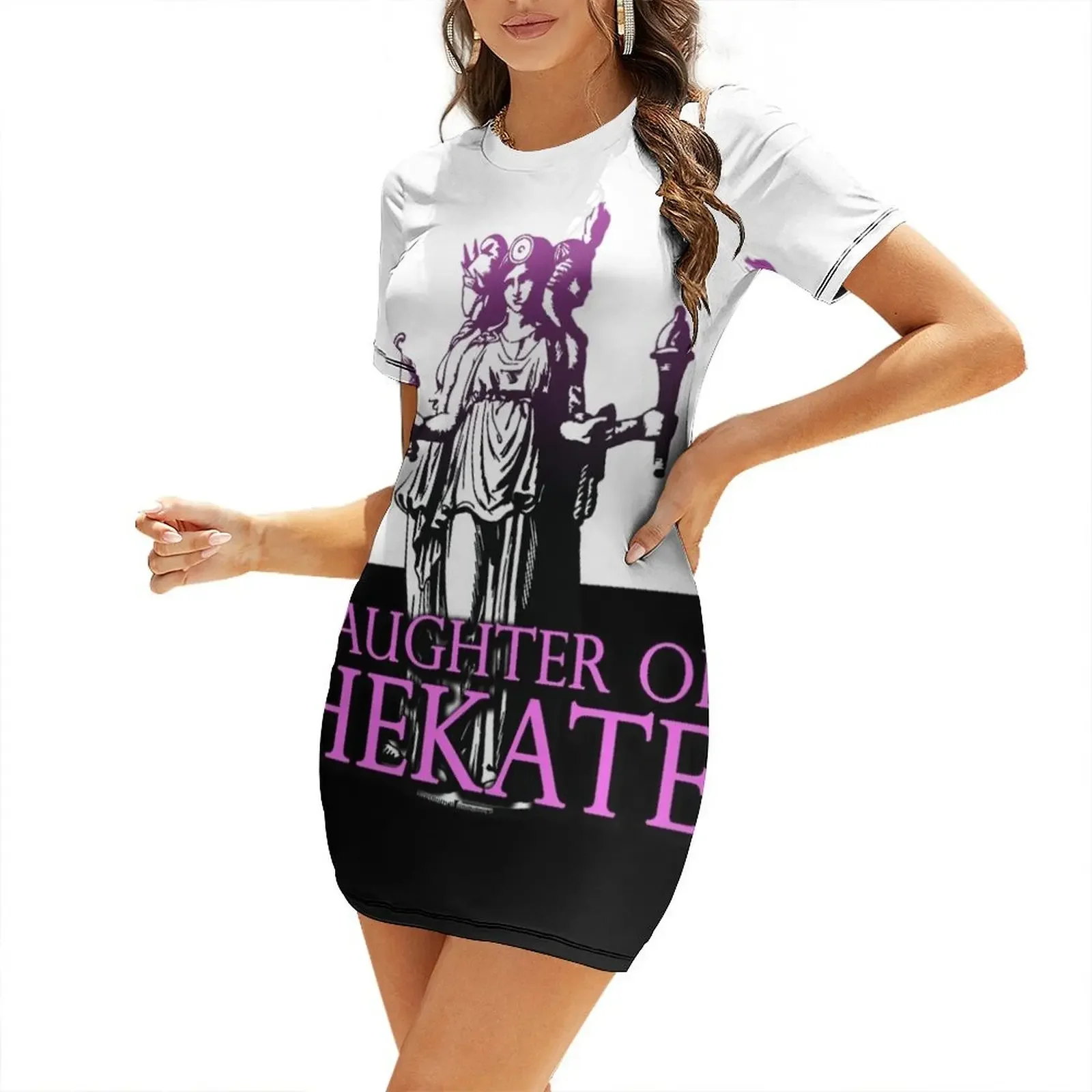 

Daughter of Hekate - The Goddess of Witches Short-Sleeved Dress luxury woman party dress Dance dresses women clothes Dress