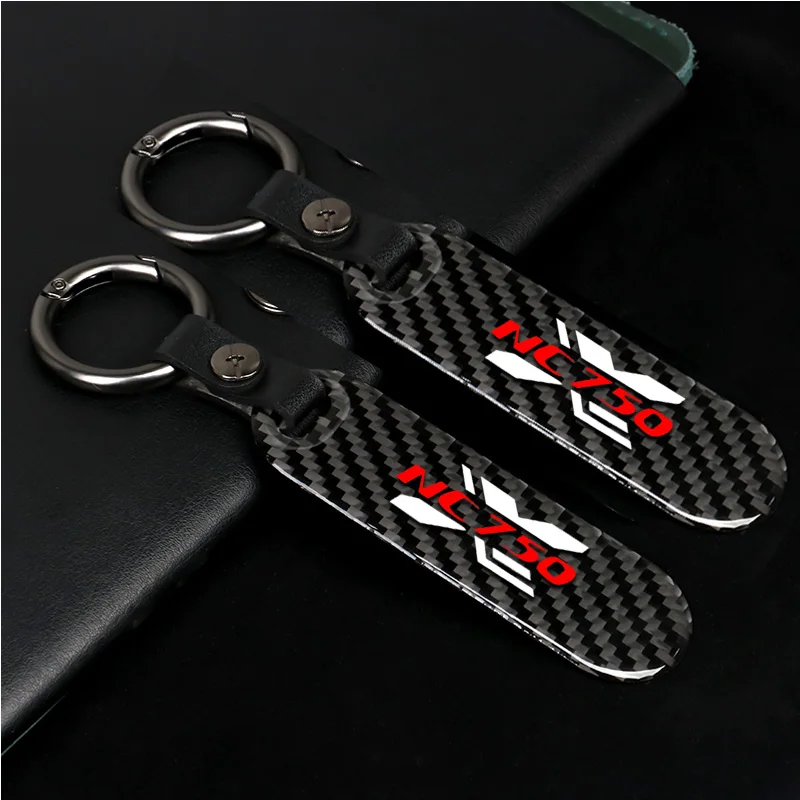 For NC750X HONDA NC 750X NC750 X DCT 2025 Gift 2024 LOGO Accessories Motorcycle Key Chain Carbon Fiber Keychain 2025 Logo Gift