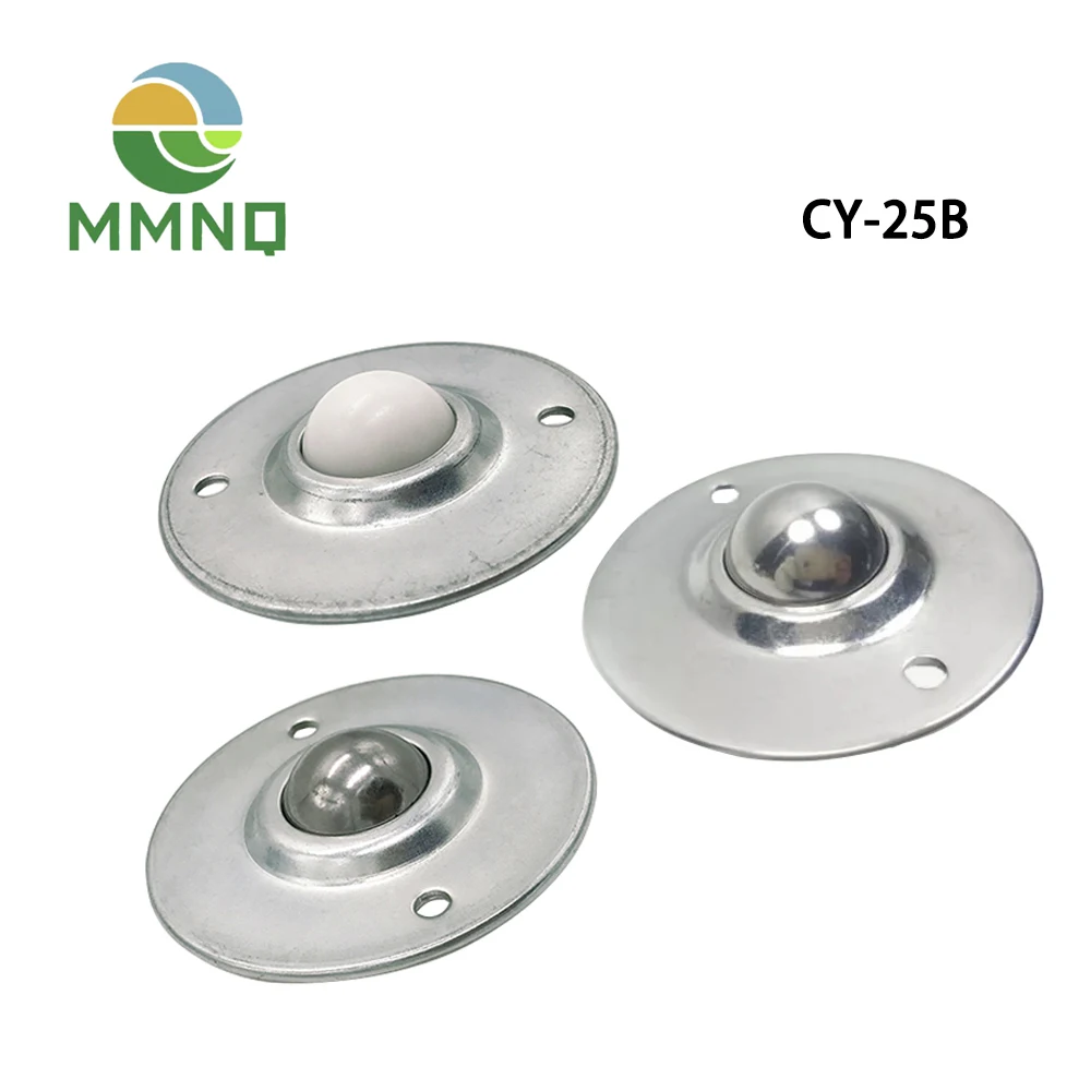 

5 Pcs/lot CY-15B CY-16B CY-25B B Type UFO Flying Saucer Type Nylon Ball Metal Transfer Bearing Unit Conveyor Roller Wheels