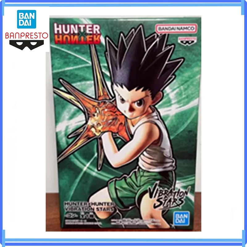 

Bandai In Stock Original Banpresto Hunter Hunter Vibration Stars Gon Freecss Ver Pvc 11Cm Anime Action Figure Model Boxed Toy