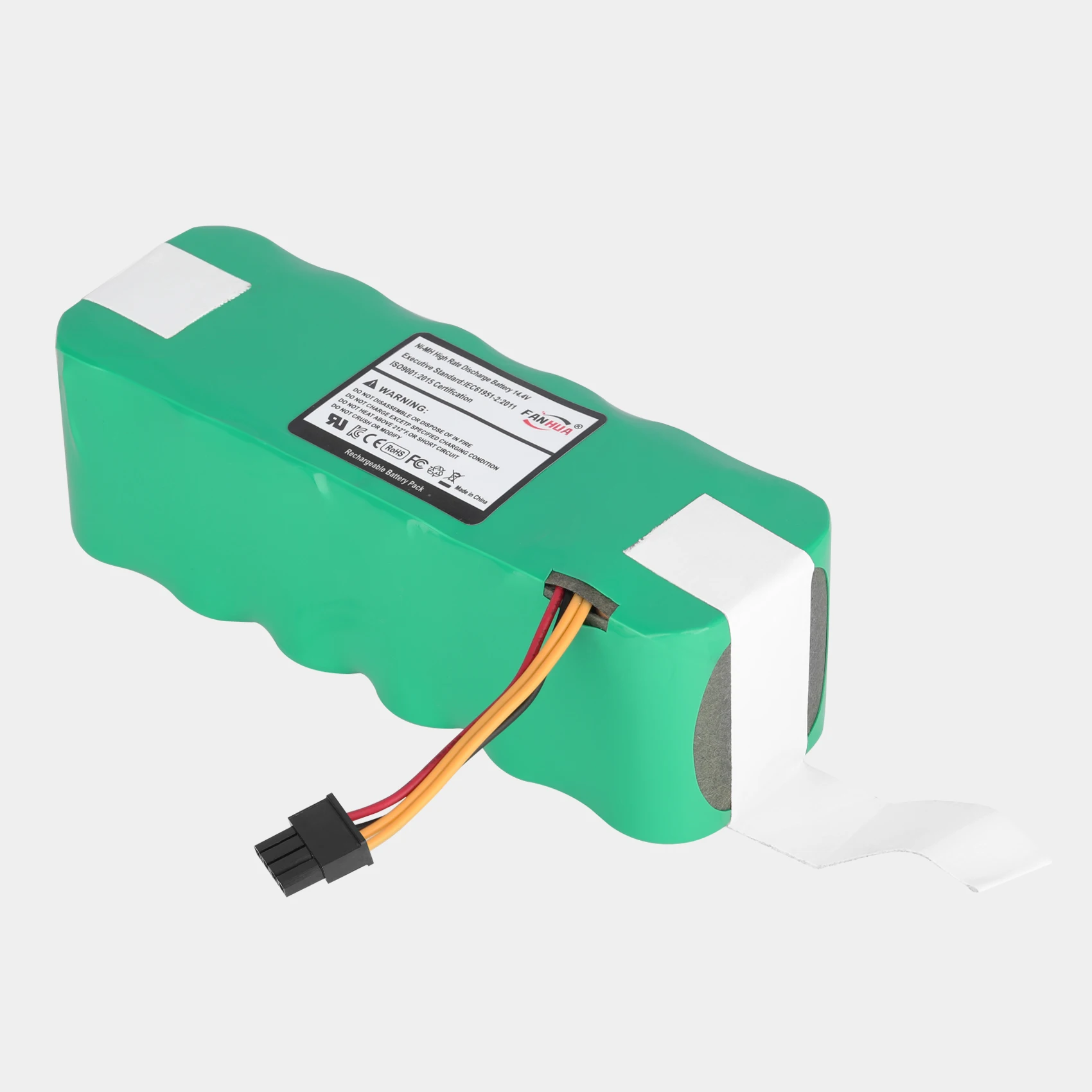 Bateria de 14.4v e 3.ah para aspirador de pó panda x, para mirror ecoxxkkteco, espelho eco