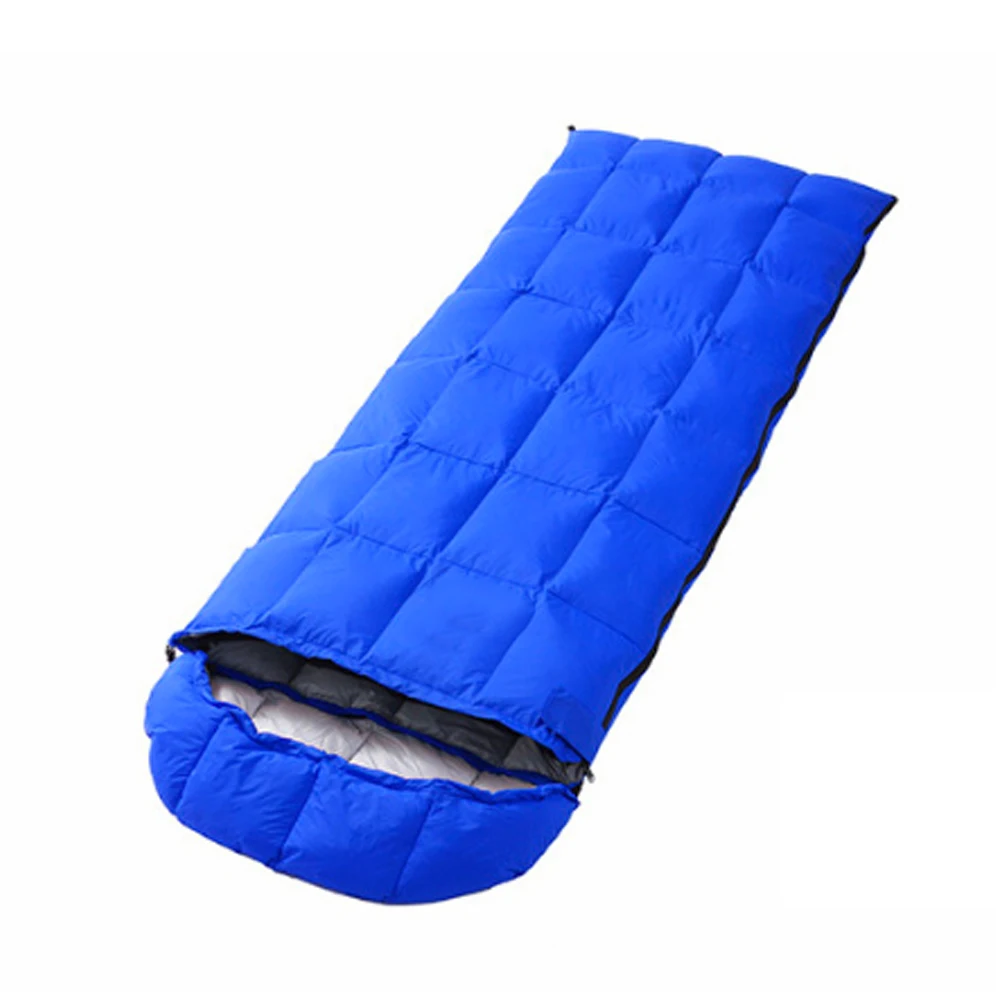 Factory direct outdoor light weight double down sleeping bag