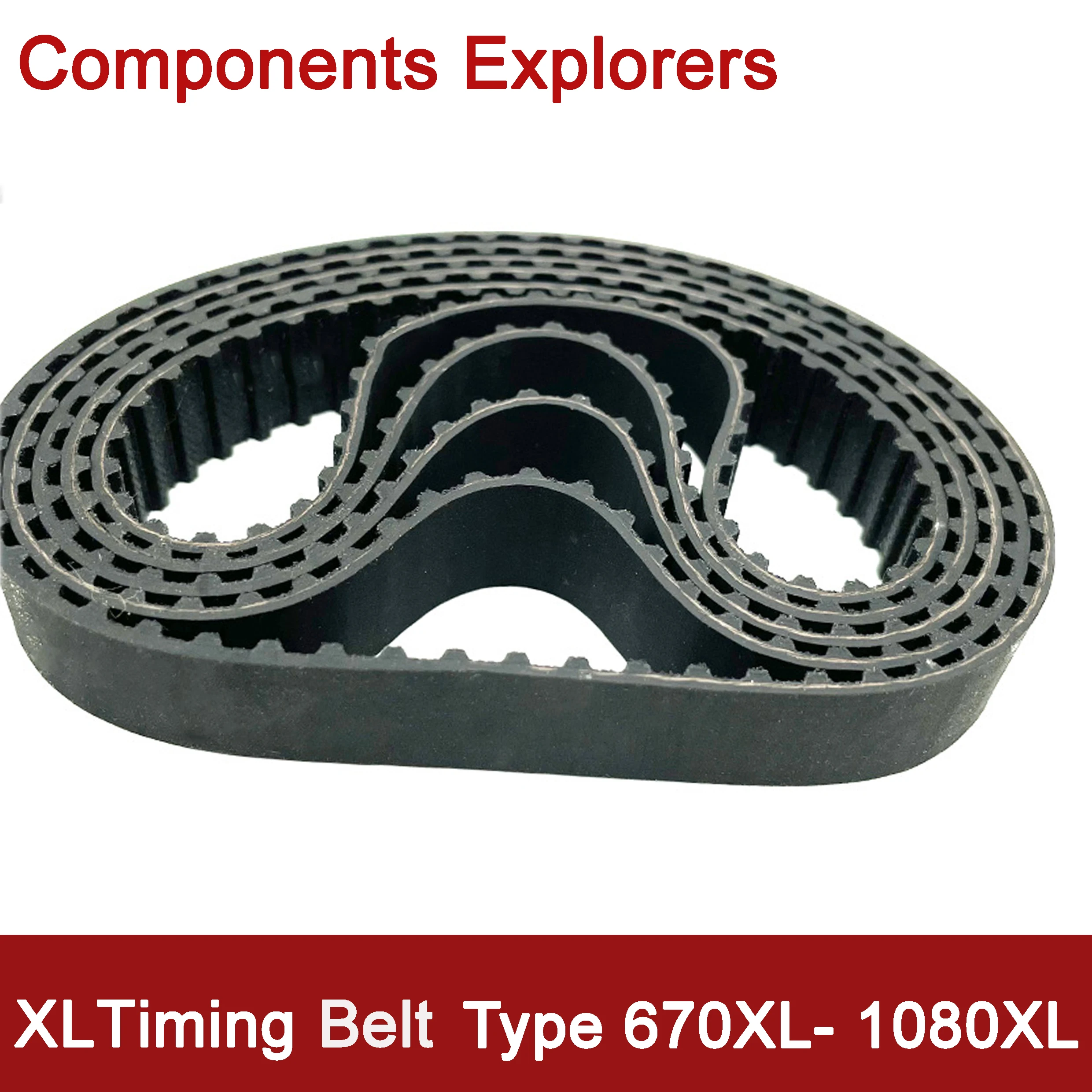 

XL Timing Belt 670XL 686XL 708XL 720XL 828XL 900XL 950XL 1080XL Width10/12/15/20mm Closed Synchronous Rubber Belts