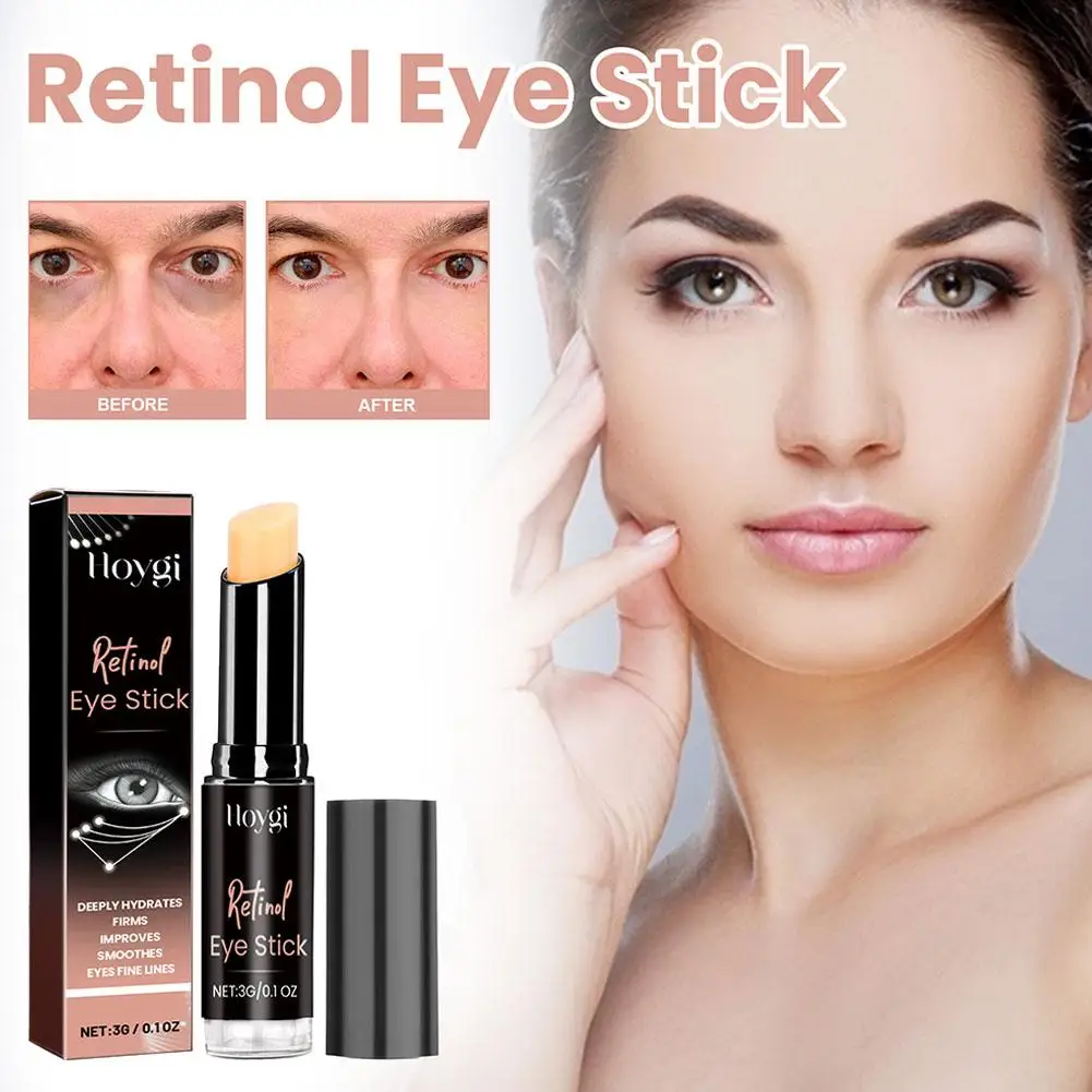 4G Retinol Oogcrème Face Lifting Hydraterende Balsem Stick Anti-Wallen Zakken Oogcirkels Zorg Verwijder Anti-Rimpel Donker M1l3