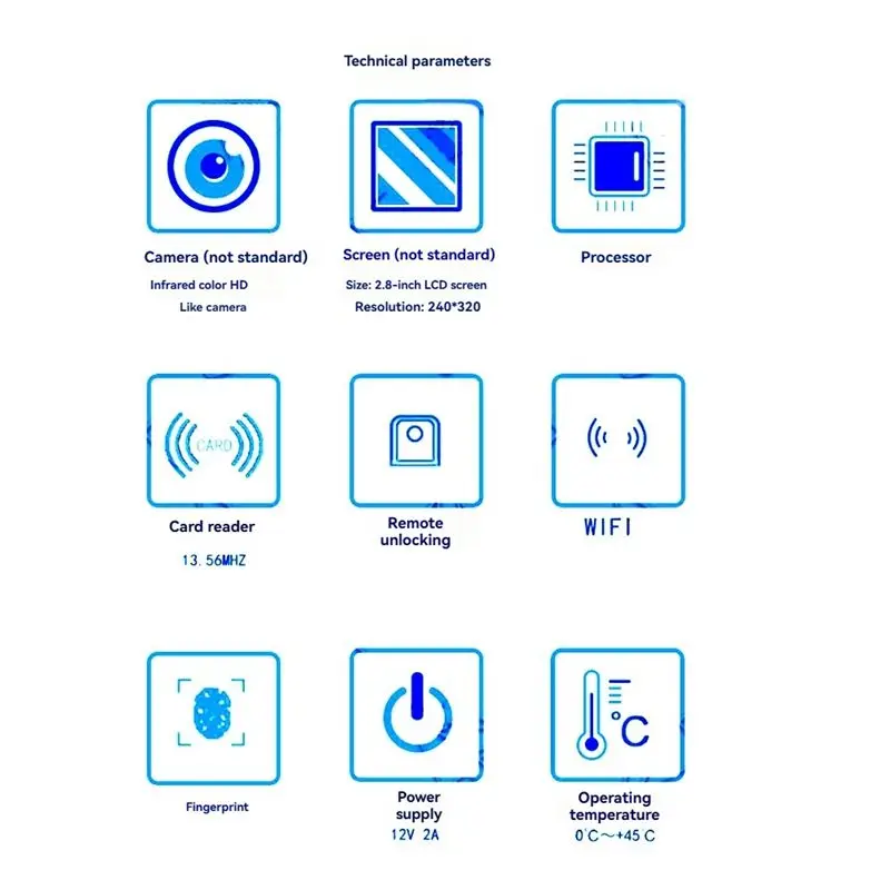 [A93Z!】 Tuya Fingerprint RFID Access Control System Smart Door Lock Electronic Gate Opener Home Digit Keypad Biometric