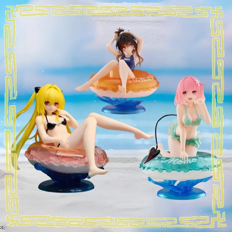 

Original Taito To Love Darkness Eve Yuuki Mikan Momo Belia Deviluke Aqua Float Girls Pvc Anime Figure Model Collector Toy Gift