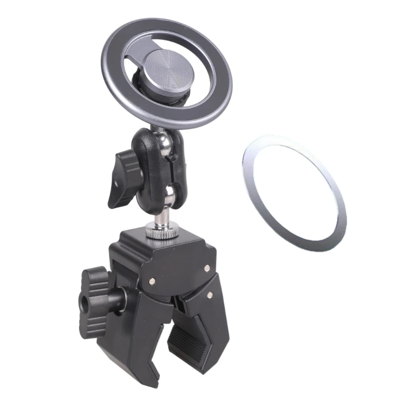 Verstellbarer magnetischer Telefonständer für Lenker-Fitnessgeräte und Kinderwagen X3UB – Detail 1