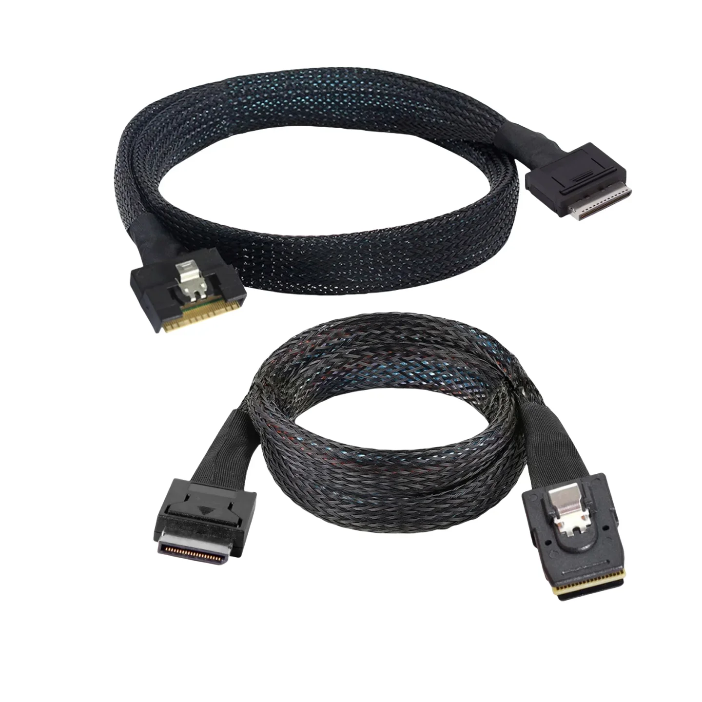 Oculink 8x SFF-8611 auf MiniSAS HD 8643 8087 8654 8611 8i 4i Stecker auf Stecker Festplatte Solid State PCI-E Verlängerungskabel 8639 U.2