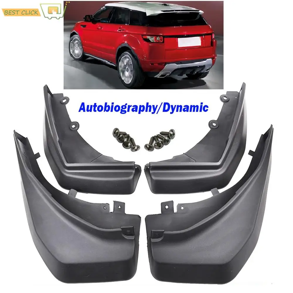 For Range Rover Evoque Dynamic 2012 20130 2014 2015 2016 2017 2018 Mudflaps Mud Flap Splash Guard Mudguards Front Rear Fender