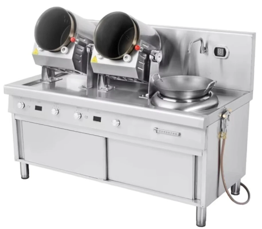 Automatic Cooking Robot Cooking Pot Canteen Intelligent Cooking Machine 8kW High Power Commercial Induction Cooker Custom