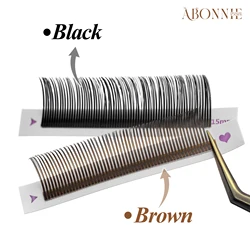 Abonnie 5D Flower Lash Extensions Individual Lashes Cocoa Brown Volume Soft 5D Flowering Fairy False Easy Fans Volume Eyelashes