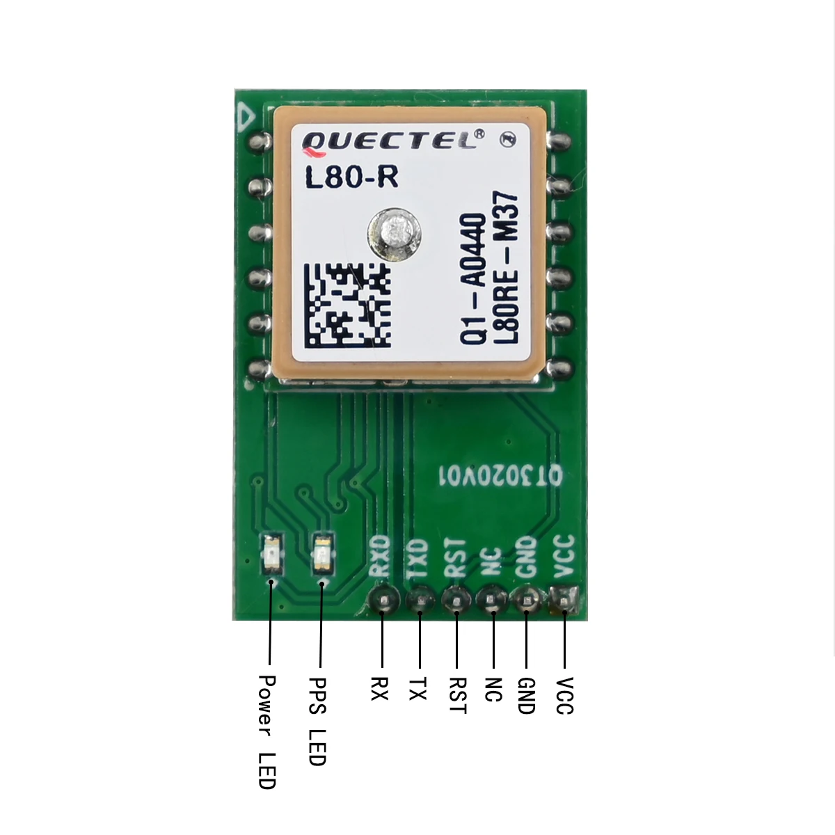 QUESCAN QUECTEL L80 L80-R Uart TTL 3.3V 5V GPS Module Integrated Antenna 51 RPi GPS Development Board,NMEA0183,9600 Baudrate