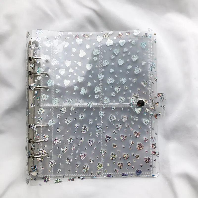 Yiwi Transparent Star Soft PVC Portable Photo Album Jelly Color Album for Mini & Name Card Album De Photos
