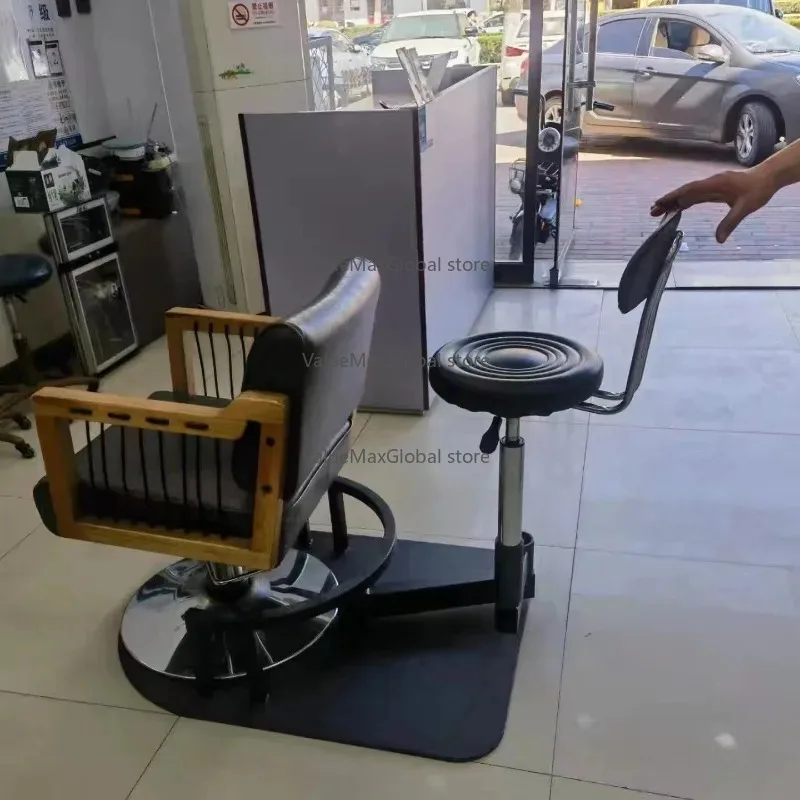 

Comfortable Barber Rotating Work Stool | Big-Size Integrated Design - Ideal for Hair Salon Hairdressers