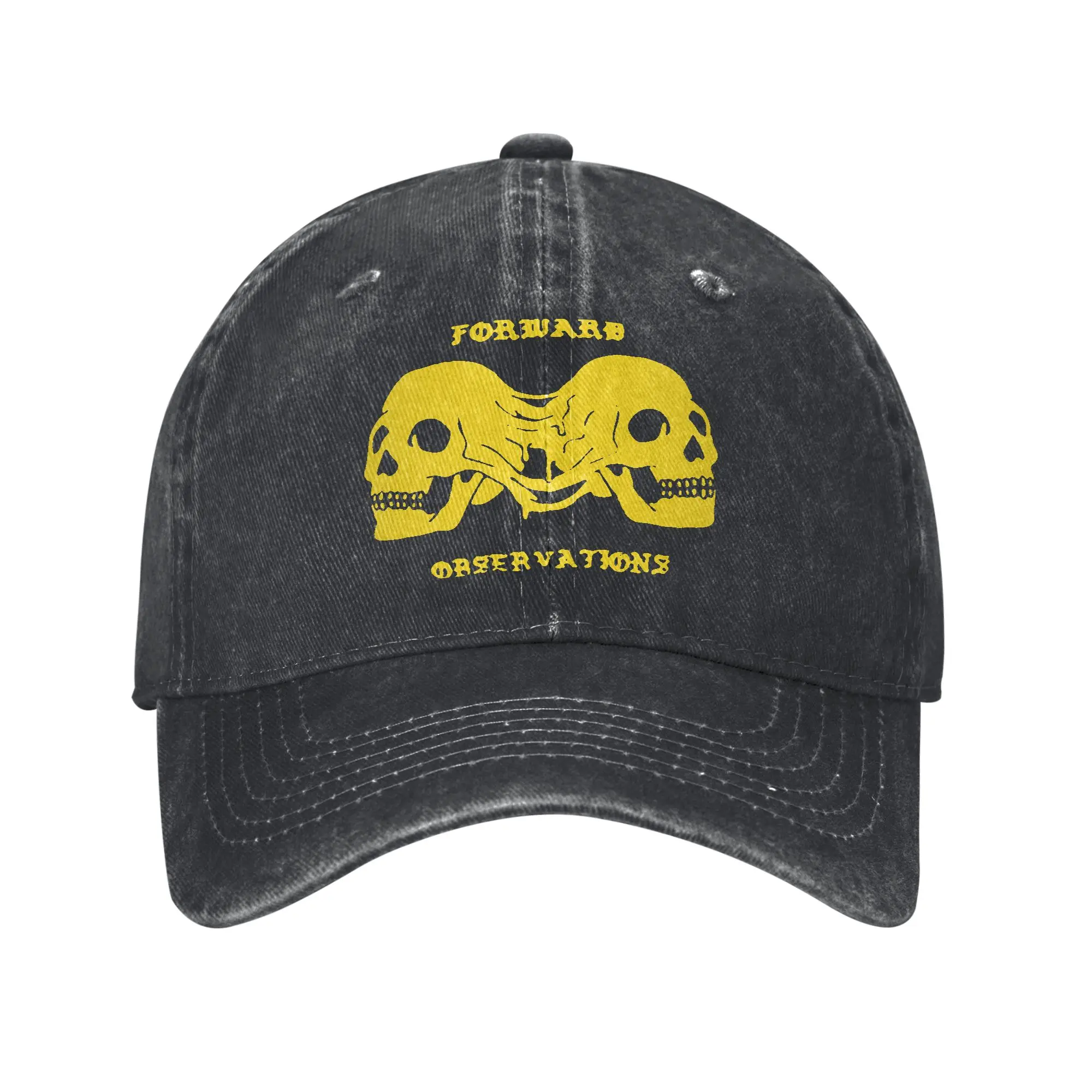 Forward Observations Group Unisex Style Baseball Cap  Denim Caps Hat Vintage Outdoor All Seasons Travel Adjustable Headwear