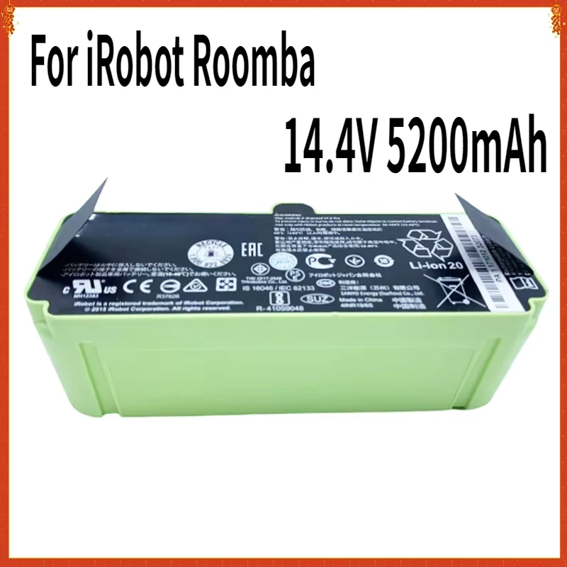 

For IRobot Roomba 14.4V 5200mAh Battery Roomba 500 600 700 800 Series Vacuum Cleaner IRobot Roomba 620 770 780 580 Part