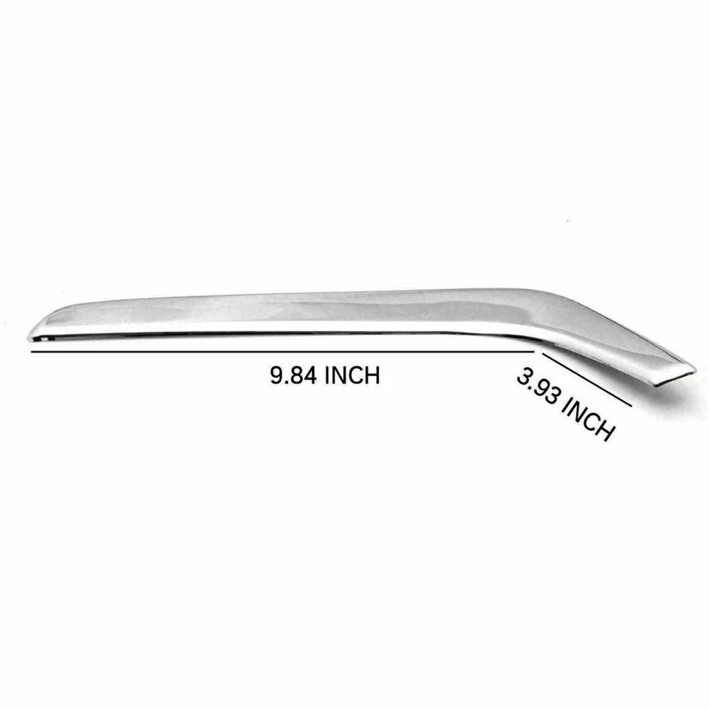 Front Fog Bezel Fog Light Cover Car Accessory Chrome Finish Plastic Material Factory Specification High Reliability