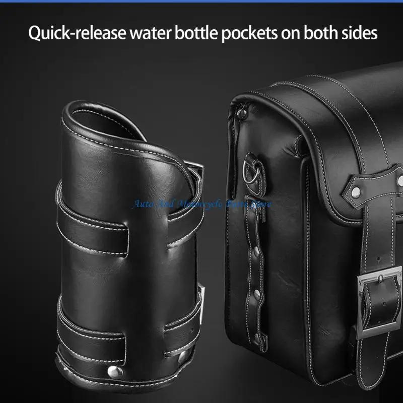 P9FD Werkzeugtasche Reisegepäck Aufbewahrungstasche Universal PU Seitentasche – Detail 3