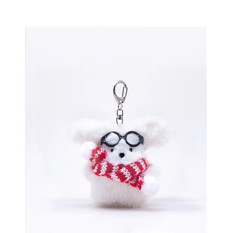 

Creative Cartoon Ins Wind Puppy Plush Pendant Decoration Stuffed Animal Keychain Kawaii Comfort Pendant Toy Birthday Gifts